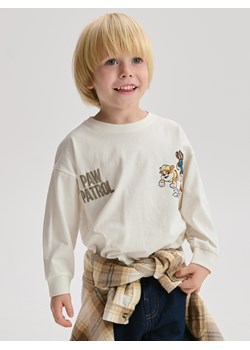 Reserved - Longsleeve Psi Patrol - złamana biel ze sklepu Reserved w kategorii T-shirty chłopięce - zdjęcie 187363849
