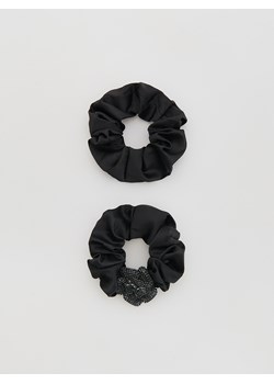 Reserved - Gumki do włosów 2 pack - czarny ze sklepu Reserved w kategorii Gumki do włosów - zdjęcie 187363937