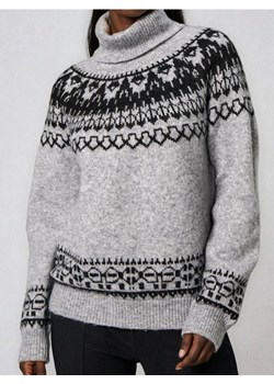 Sinsay - Sweter ze wzorem - szary ze sklepu Sinsay w kategorii Swetry damskie - zdjęcie 187364635