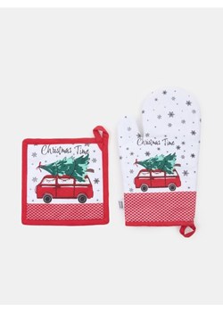 Sinsay - Rękawica i łapka kuchenna ze świątecznym motywem - wielobarwny ze sklepu Sinsay w kategorii Fartuchy kuchenne - zdjęcie 187364679