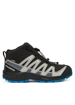 Trekkingi Salomon Xa Pro V8 Mid Waterproof L47729800 Czarny ze sklepu eobuwie.pl w kategorii Buty sportowe damskie - zdjęcie 187364747