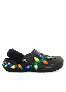 Crocs Klapki Classic Lined Holiday Lights Clog 212054 Czarny ze sklepu MODIVO w kategorii Klapki męskie - zdjęcie 187365277