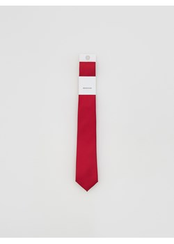 Reserved - Strukturalny krawat - czerwony ze sklepu Reserved w kategorii Krawaty - zdjęcie 187366236
