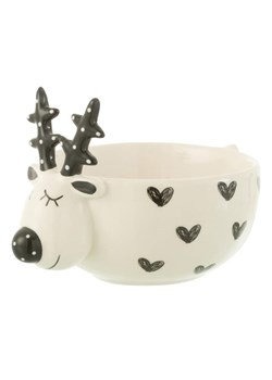 J Line Miska w kolorze kremowo-czarnym - Ø 13 cm ze sklepu Limango Polska w kategorii Naczynia - zdjęcie 187367609