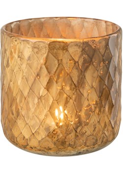 J Line Świecznik w kolorze złotym - wys. 14 x Ø 14 cm ze sklepu Limango Polska w kategorii Świeczniki - zdjęcie 187367629