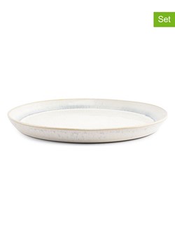 Salt and Pepper Talerzyki deserowe (4 szt.) &quot;Stripes&quot; w kolorze biało-niebieskim - Ø 19,5 cm ze sklepu Limango Polska w kategorii Naczynia - zdjęcie 187367708