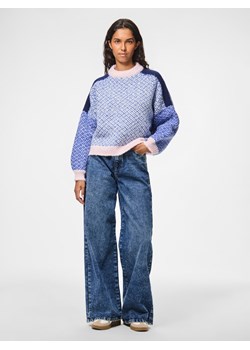 Pieces Sweter w kolorze jasnoróżowo-granatowym ze sklepu Limango Polska w kategorii Swetry damskie - zdjęcie 187368045