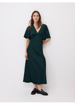Reserved - Sukienka maxi - ciemnozielony ze sklepu Reserved w kategorii Sukienki - zdjęcie 187368479