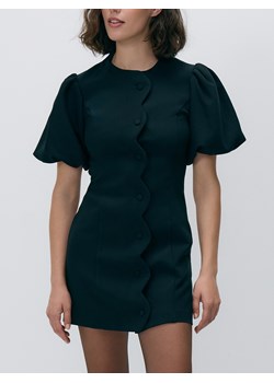 Reserved - Sukienka z ozdobnymi guzikami - czarny ze sklepu Reserved w kategorii Sukienki - zdjęcie 187368598