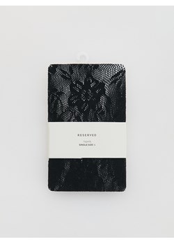 Reserved - Koronkowe rajstopy - czarny ze sklepu Reserved w kategorii Rajstopy - zdjęcie 187368717