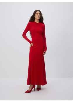 Reserved - Wełniana sukienka - czerwony ze sklepu Reserved w kategorii Sukienki - zdjęcie 187368787