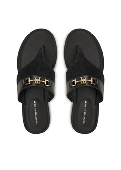 Japonki Tommy Hilfiger FW0FW08506 Czarny ze sklepu eobuwie.pl w kategorii Klapki damskie - zdjęcie 187368955