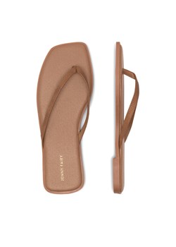 Japonki Jenny Fairy WYL0710-5 Brązowy ze sklepu eobuwie.pl w kategorii Klapki damskie - zdjęcie 187368966