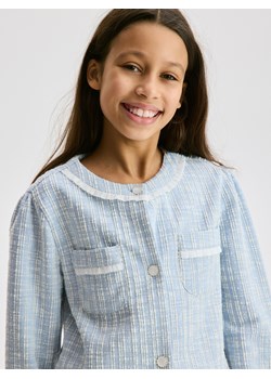 Reserved - Krótki żakiet - jasnoniebieski ze sklepu Reserved w kategorii Kurtki dziewczęce - zdjęcie 187369356