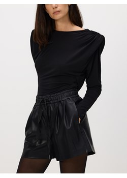 Reserved - Szorty z imitacji skóry - czarny ze sklepu Reserved w kategorii Szorty - zdjęcie 187369366