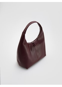 Reserved - Torebka hobo - bordowy ze sklepu Reserved w kategorii Torebki damskie - zdjęcie 187369566