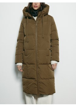 Reserved - Pikowana kurtka z puchem - ciemnozielony ze sklepu Reserved w kategorii Kurtki damskie - zdjęcie 187369586