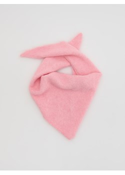 Reserved - Trójkątna chusta - pastelowy róż ze sklepu Reserved w kategorii Szaliki i chusty damskie - zdjęcie 187369748