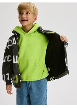 Reserved - Bluza oversize z kapturem - zielony ze sklepu Reserved w kategorii Bluzy chłopięce - zdjęcie 187369839