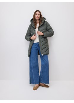 Reserved - Pikowana kurtka - zielony ze sklepu Reserved w kategorii Kurtki damskie - zdjęcie 187369925