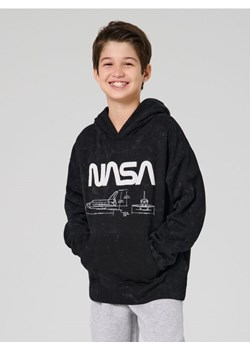Sinsay - Bluza hoodie NASA - czarny ze sklepu Sinsay w kategorii Bluzy chłopięce - zdjęcie 187370317