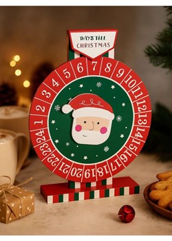 Sinsay - Kalendarz adwentowy z motywem Mikołaja - wielobarwny ze sklepu Sinsay w kategorii Dekoracje bożonarodzeniowe - zdjęcie 187370319