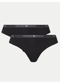 Emporio Armani Underwear Komplet fig brazylijskich 164752 4F223 00020 Czarny ze sklepu MODIVO w kategorii Majtki damskie - zdjęcie 187370937