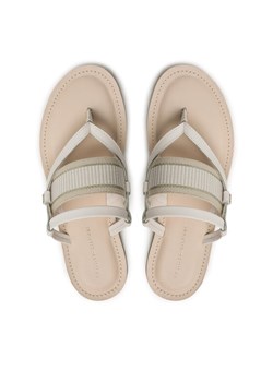 Tommy Hilfiger Japonki Th Webbing Mule Sandal FW0FW07275 Biały ze sklepu MODIVO w kategorii Klapki damskie - zdjęcie 187370965