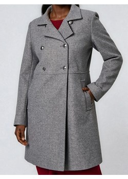 Sinsay - Płaszcz z guzikami ozdobnymi - szary ze sklepu Sinsay w kategorii Płaszcze damskie - zdjęcie 187371798