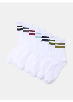 Sinsay - Bawełniane skarpetki 7 pack - wielobarwny ze sklepu Sinsay w kategorii Skarpetki męskie - zdjęcie 187371815
