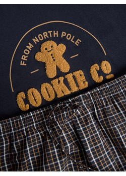 Reserved - Piżama ze świątecznym motywem - granatowy ze sklepu Reserved w kategorii Piżamy męskie - zdjęcie 187372109