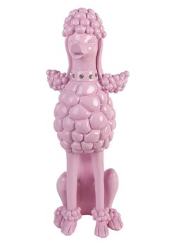 Clayre &amp; Eef Figurka dekoracyjna &quot;Dog&quot; w kolorze jasnoróżowym - 13 x 33 x 17 cm ze sklepu Limango Polska w kategorii Dekoracje - zdjęcie 187372419