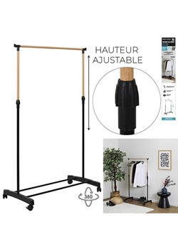 The Concept Factory Stojak w kolorze czarnym na ubrania ze sklepu Limango Polska w kategorii Szafy - zdjęcie 187372597