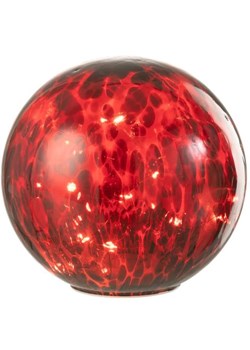 J Line Dekoracja LED &quot;Ball&quot; w kolorze czerwonym - 20,5 x Ø 20,5 cm ze sklepu Limango Polska w kategorii Dekoracje - zdjęcie 187372655