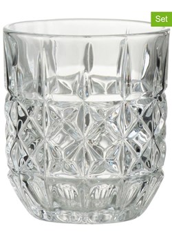 J Line Szklanki (4 szt.) do whisky - wys. 9,5 x Ø 8,2 cm ze sklepu Limango Polska w kategorii Naczynia - zdjęcie 187372658