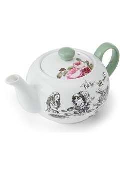 Mikasa Dzbanek &quot;Alice in Wonderland&quot; w kolorze biało-zielonym do herbaty - 400 ml ze sklepu Limango Polska w kategorii Dzbanki i zaparzacze - zdjęcie 187373109