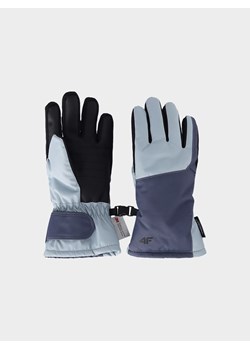 4F Rękawiczki funkcyjne w kolorze błękitno-czarnym ze sklepu Limango Polska w kategorii Rękawiczki dziecięce - zdjęcie 187373155