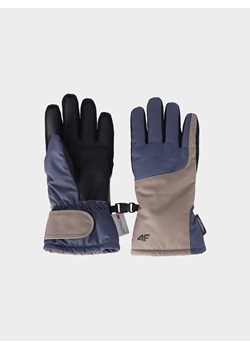 4F Rękawiczki funkcyjne w kolorze niebiesko-beżowym ze sklepu Limango Polska w kategorii Rękawiczki dziecięce - zdjęcie 187373157