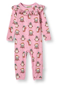 Småfolk Rampers &quot;Paula&quot; w kolorze jasnoróżowym ze sklepu Limango Polska w kategorii Kombinezony i kurtki - zdjęcie 187373375