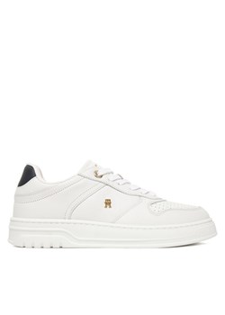 Sneakersy Tommy Hilfiger Th Sporty Cupsole Corp FW0FW09025 Biały ze sklepu eobuwie.pl w kategorii Buty sportowe damskie - zdjęcie 187373415