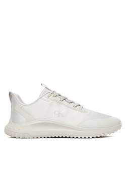 Sneakersy Calvin Klein Eva Runner Lace Up Mat Mix YM0YM01442 Szary ze sklepu eobuwie.pl w kategorii Buty sportowe męskie - zdjęcie 187373436