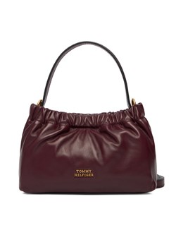 Torebka Tommy Hilfiger Soft Leather Mini Crossover AW0AW18306 Bordowy ze sklepu eobuwie.pl w kategorii Torebki damskie - zdjęcie 187373439