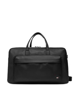 Torba Tommy Hilfiger Th Flag Duffle AM0AM14007 Czarny ze sklepu eobuwie.pl w kategorii Torby męskie - zdjęcie 187373467