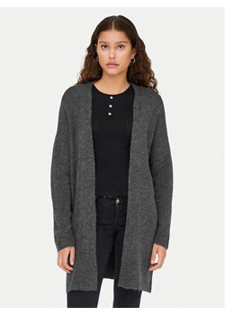 ONLY Kardigan Talio 15358604 Szary Regular Fit ze sklepu MODIVO w kategorii Swetry damskie - zdjęcie 187373847