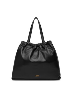 Tommy Hilfiger Torebka Soft Leather Tote AW0AW18308 Czarny ze sklepu MODIVO w kategorii Torebki damskie - zdjęcie 187373915