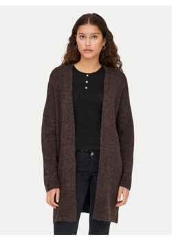 ONLY Kardigan Talio 15358604 Brązowy Regular Fit ze sklepu MODIVO w kategorii Swetry damskie - zdjęcie 187373939
