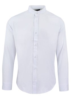 Koszula Taliowana na Stójce, Męska - Rigon - Biała KSDWRGNlh04STOJKAsl ze sklepu JegoSzafa.pl w kategorii Koszule męskie - zdjęcie 187374456