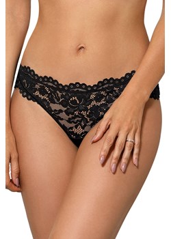 Stringi Róża Newia czarny ze sklepu kontri.pl w kategorii Majtki damskie - zdjęcie 187374946