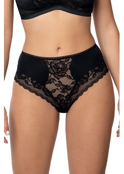 Figi Róża Lafonia czarny ze sklepu kontri.pl w kategorii Majtki damskie - zdjęcie 187375038