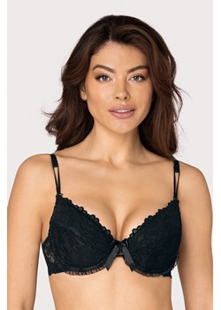 Biustonosz push-up Róża Carmen czarny ze sklepu kontri.pl w kategorii Biustonosze - zdjęcie 187375136